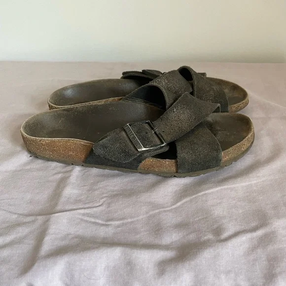 Birkenstock Siena Suede Sandals Size 6.5 - Picture 5 of 7